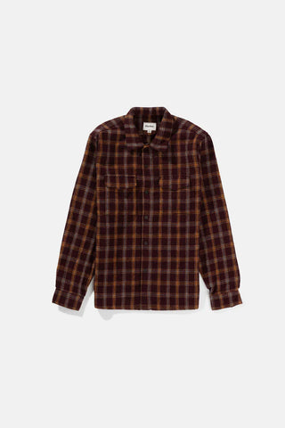 Check Ls Shirt (wine)