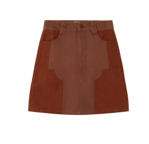 Toasted Neel Herringbone Skirt