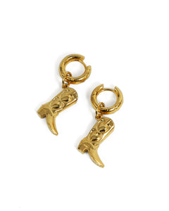 Gold Boots Earing (1U)