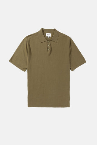 Essential Knit Polo Olive