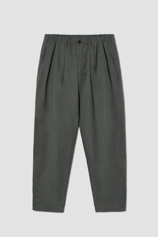 Emerald Canvas Loose Trousers