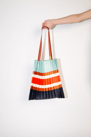 Sorrento Dust Pleated Tote Bag