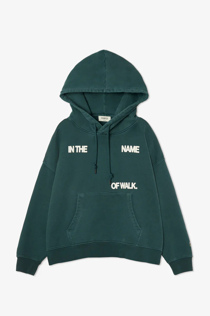 Walk  Emerald Astro  Boxy Hoodie